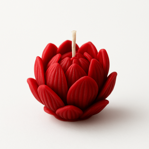 Soy Wax Rose Scented Candle – A Touch of Elegance for Your Home