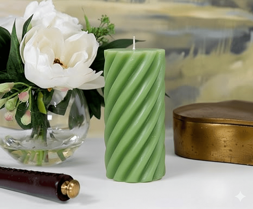 Brighten Your Christmas 2025 with Derben Clove Big Spiral Pillar Scented Candle – A Touch of Fragrance and Festive Elegance