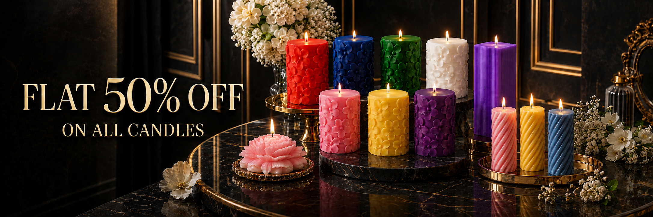 Candles category banner