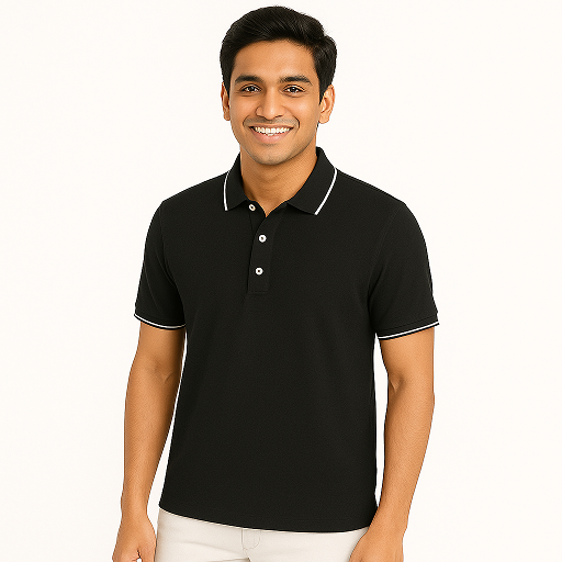 Polo Neck T Shirt – Premium Formal T Shirt for Men Grey