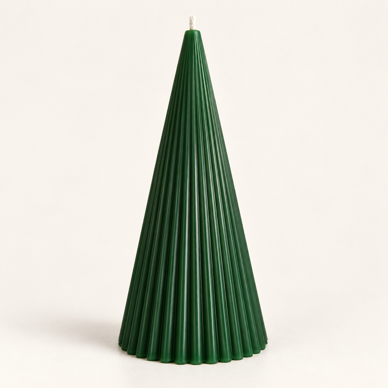 Derben Clove Green Scented Cone Pillar Candle for Home Décor