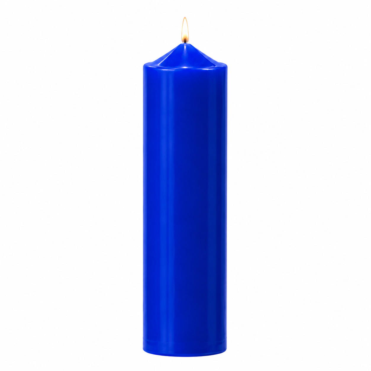 Derben Clove Royal Blue Tall Scented Pillar Candle