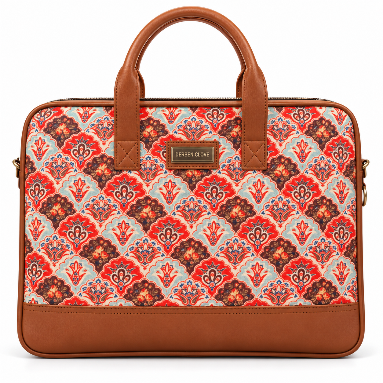 Derben Clove Floral Damask Laptop Bag for Men & Women