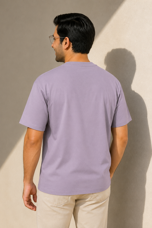 Plain Oversized T Shirt for Men | Baggy Cotton Loose Gym Fit Tee