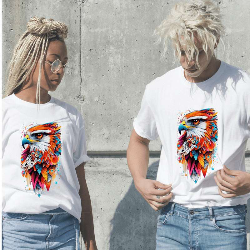 POLYFEATHER by Derben Clove Cotton White TShirt Regular Fit