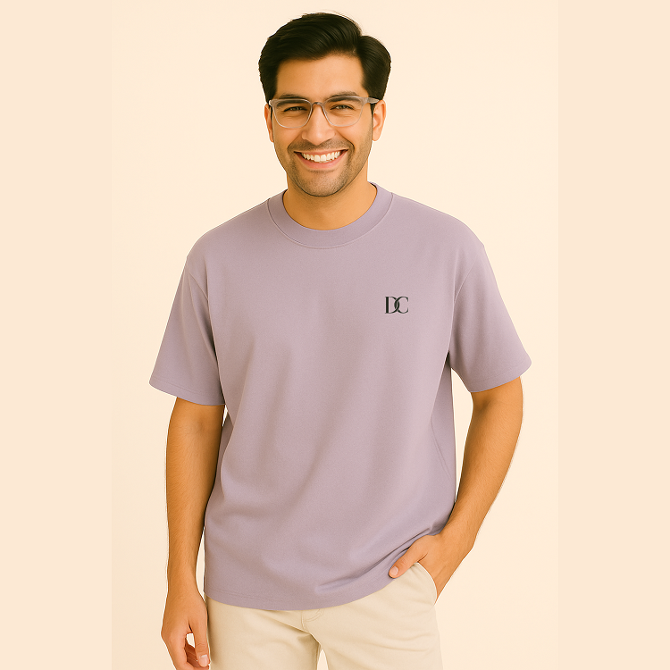 Plain Oversized T Shirt for Men | Baggy Cotton Loose Gym Fit Tee