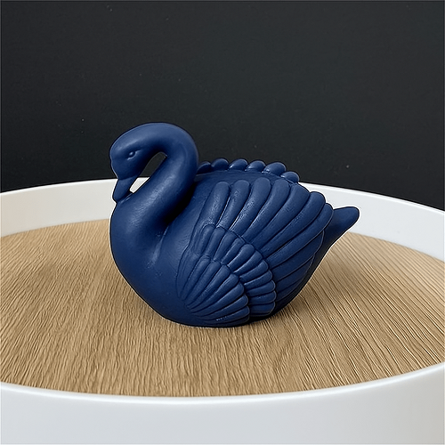 Scented Blue Swan Fancy Candle Designer Soy Wax Candle Aroma Gift Set