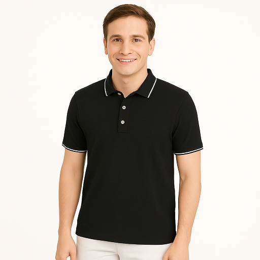 Polo Neck T Shirt – Premium Formal T Shirt for Men Grey