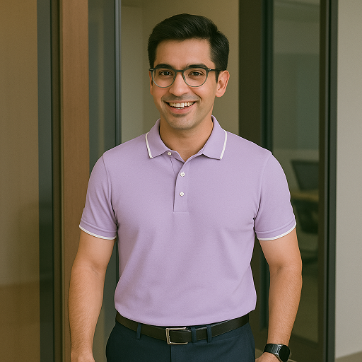 Formal T Shirt Men - Lavender T Shirt Men Polo - Tipping Collar Style