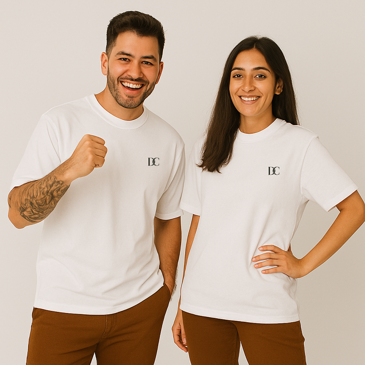 Oversized T Shirt Men WHITE | Plain Over Sized T Shirt for Men Cotton