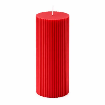 Luxury Red Spiral Pillar Scented Perfume Candle Online