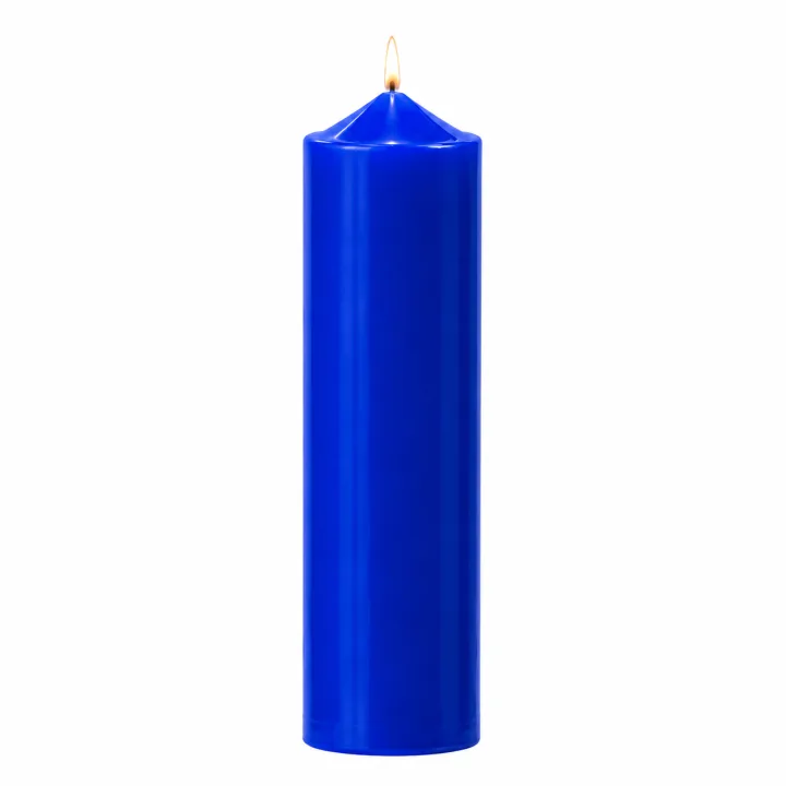 Derben Clove Royal Blue Tall Scented Pillar Candle