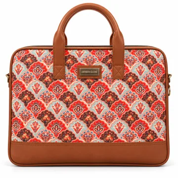 Derben Clove Floral Damask Laptop Bag for Men & Women