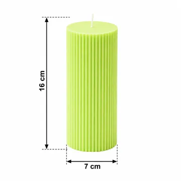 Luxury Spiral Pillar Scented Perfume Candle GREEN