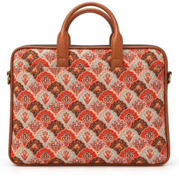 Derben Clove Floral Damask Laptop Bag for Men & Women