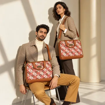 Derben Clove Floral Damask Laptop Bag for Men & Women