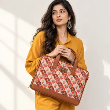 Derben Clove Floral Damask Laptop Bag for Men & Women